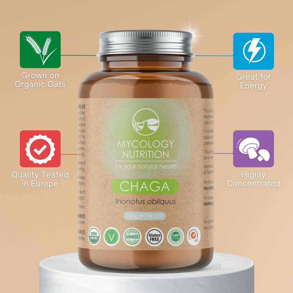 Chaga Mushroom Powder, highly concentrated, potentially great for energy