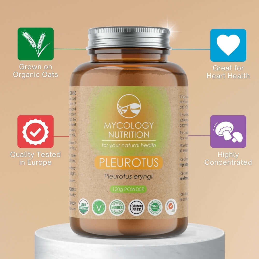 Oyster Mushroom Powder - highly concentrated and potentially great for the heart
