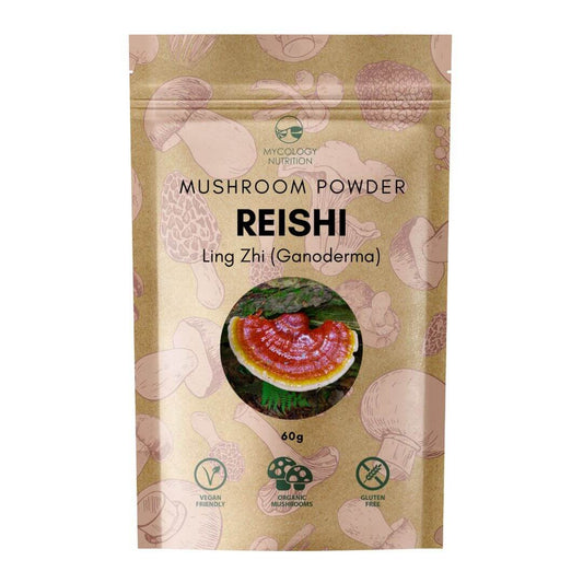 Reishi Mushroom (Ling Zhi 灵芝) Powder (60g) - organic mushrooms