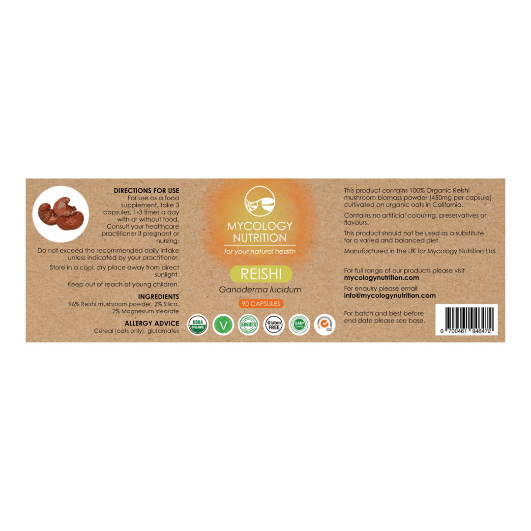 Reishi Mushroom Capsules - for your natural health