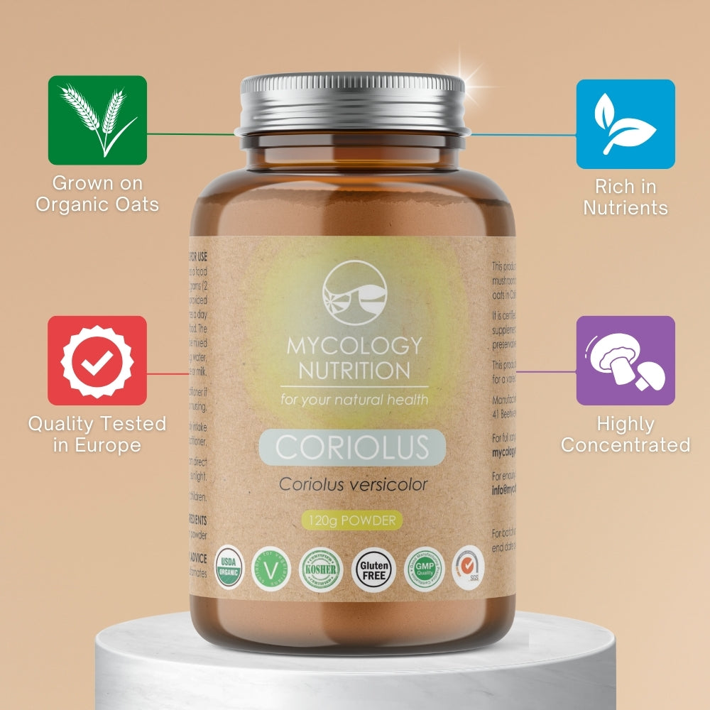Turkey Tail Mushroom Powder - potentially rich in nutrients