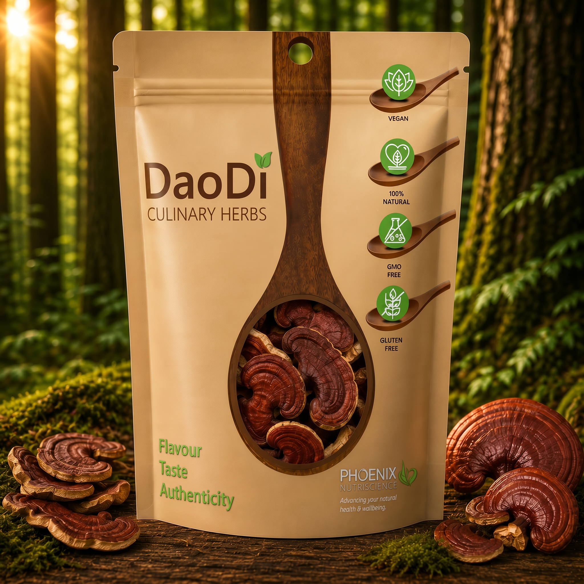 Dried Reishi Mushroom Slices · Sleep & Calm · 500g