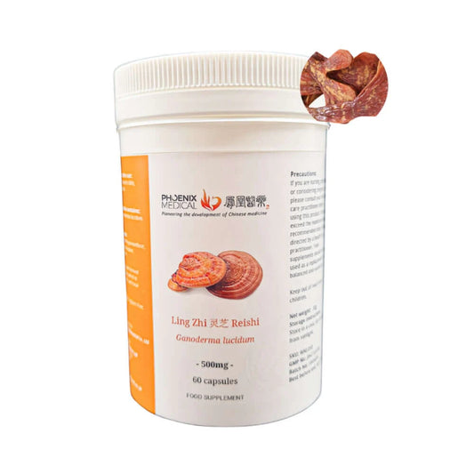 Organic Reishi Mushroom Capsules - 60 Capsules
