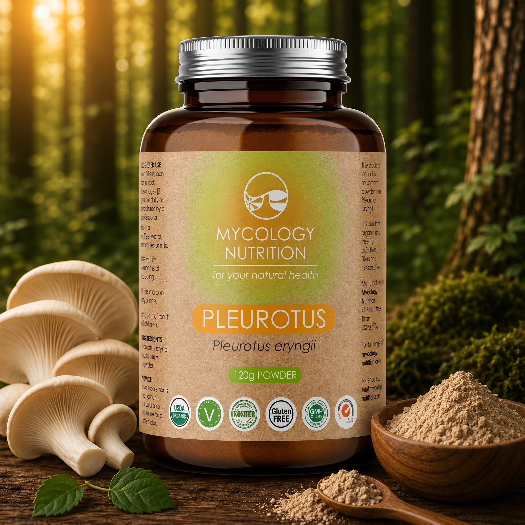 Oyster Mushroom Powder · Daily Wellness · 120g