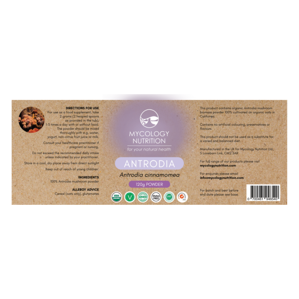 Antrodia Mushroom Powder | Niu Zhang Zhi | Liver Support | Boost Immunity | Anti-Inflammatory | Highly Concentrated Supplement | 120g