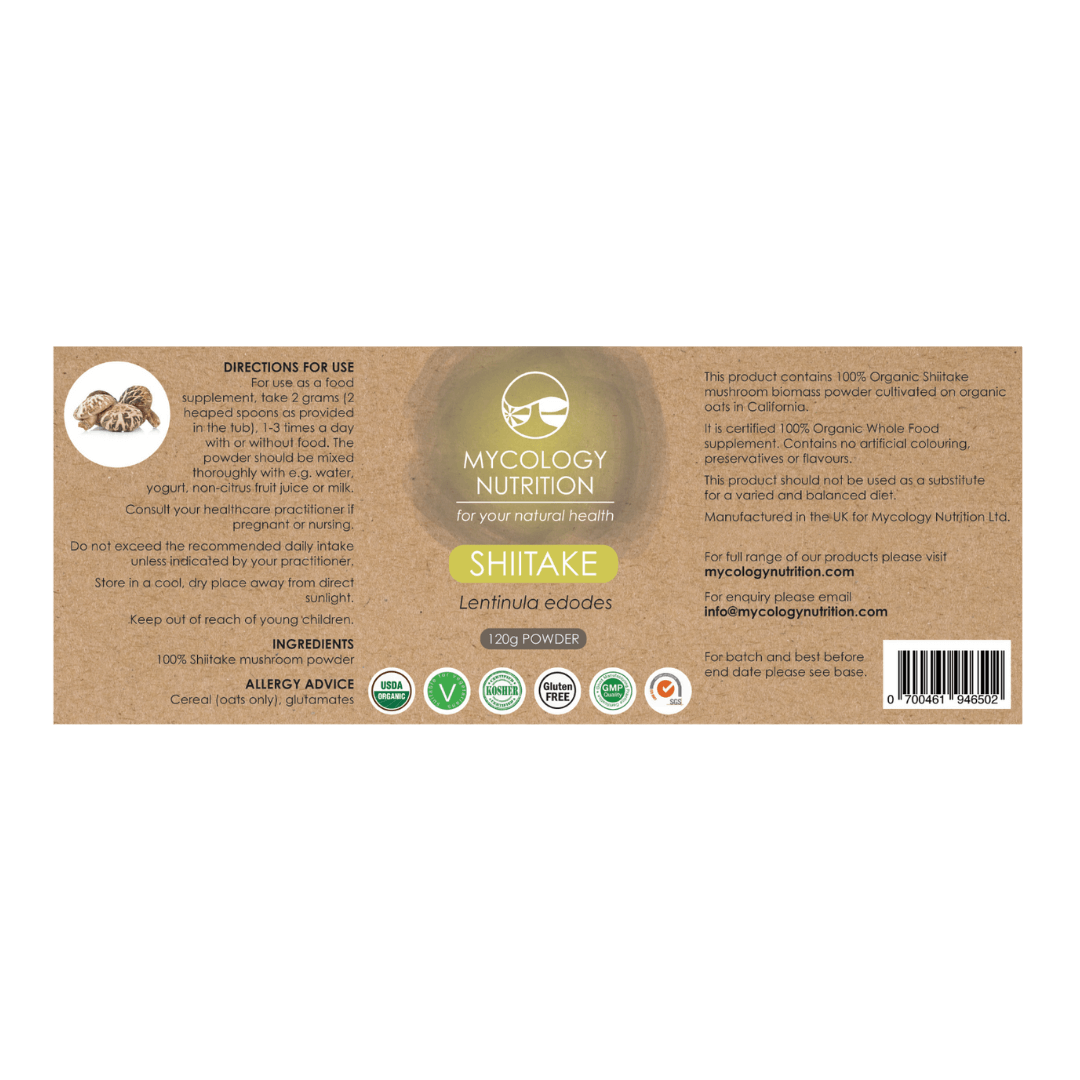 Shiitake Mushroom Powder | 100% Organic