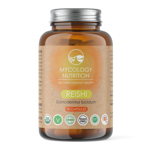 Reishi Mushroom Capsules | Ling Zhi | Reduce Stress | Promote Immunity | Manage Sleep | Detoxify Liver | Highly Concentrated Supplement | 90 Capsules