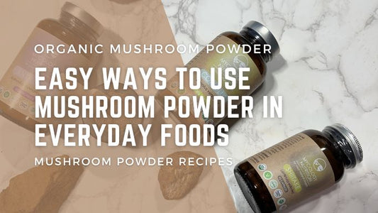 Easy Ways to Use Mushroom Powder in Everyday Foods