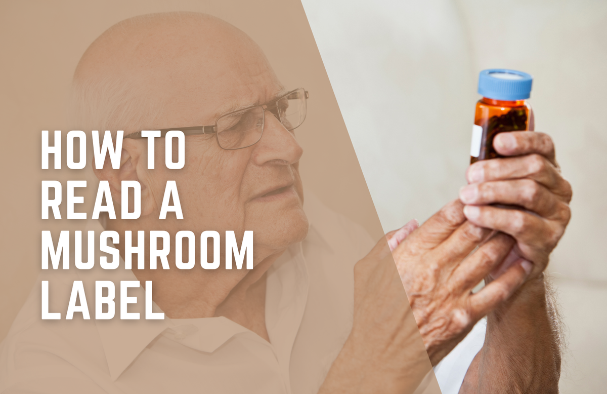 How to Read a Mushroom Supplement Label