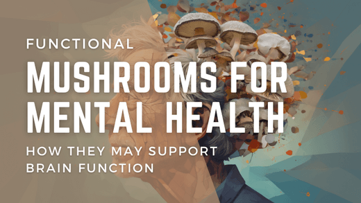 Functional Mushrooms for Mental Health: How they may support brain function