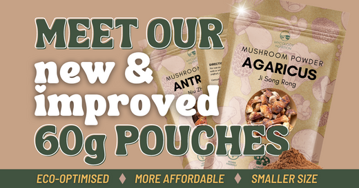 New and improved 60g pouches - eco-optimised, more affordable, smaller size