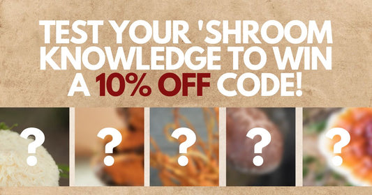 Test Your 'shroom Knowledge to Win a 10% Off Code!