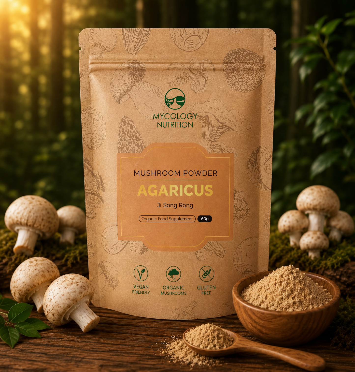 Agaricus Mushroom Powder · Daily Wellness · 60g