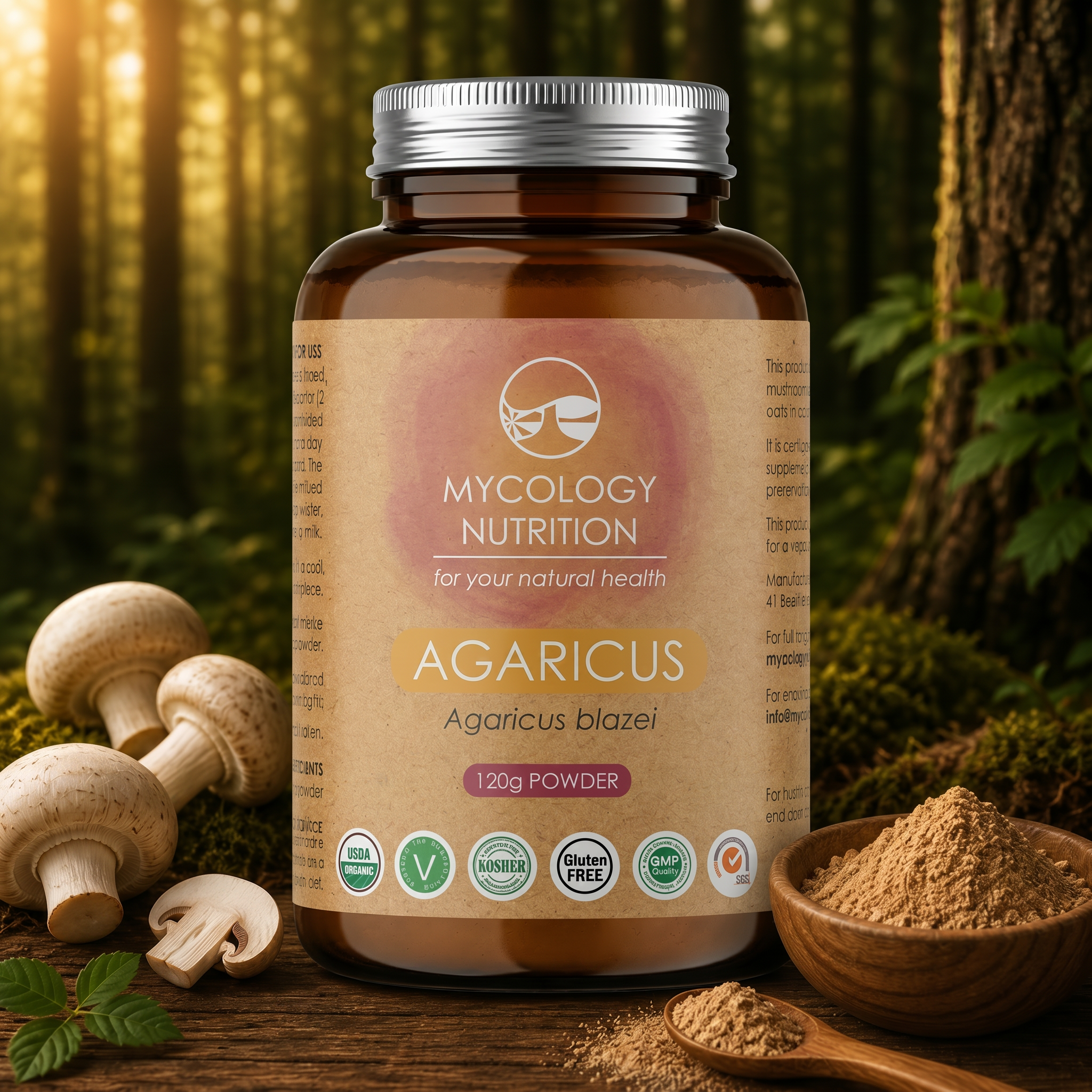 Agaricus Mushroom Powder · Daily Wellness · 120g