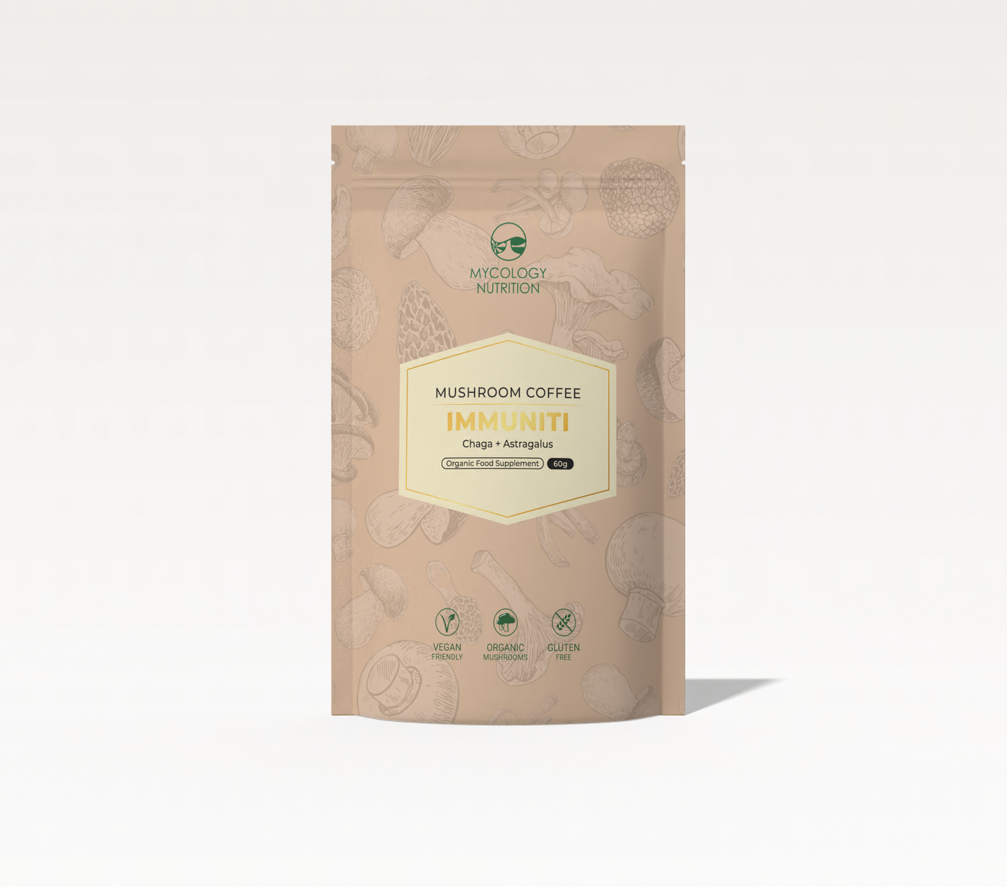 Immunity Mushroom Coffee – Chaga & Astragalus Blend, 60g