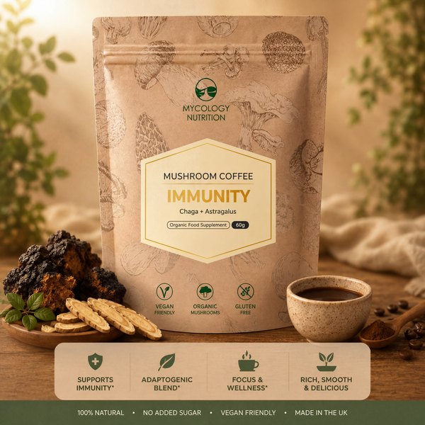 Immunity Mushroom Coffee – Chaga & Astragalus Blend, 60g