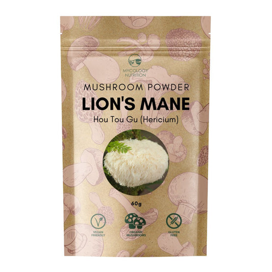 Lion's Mane Mushroom (Hericium/Hou Tou Gu 猴头菇) Powder (60g)