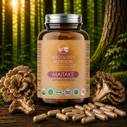 Maitake Mushroom Capsules · Immune Support · 90 Capsules