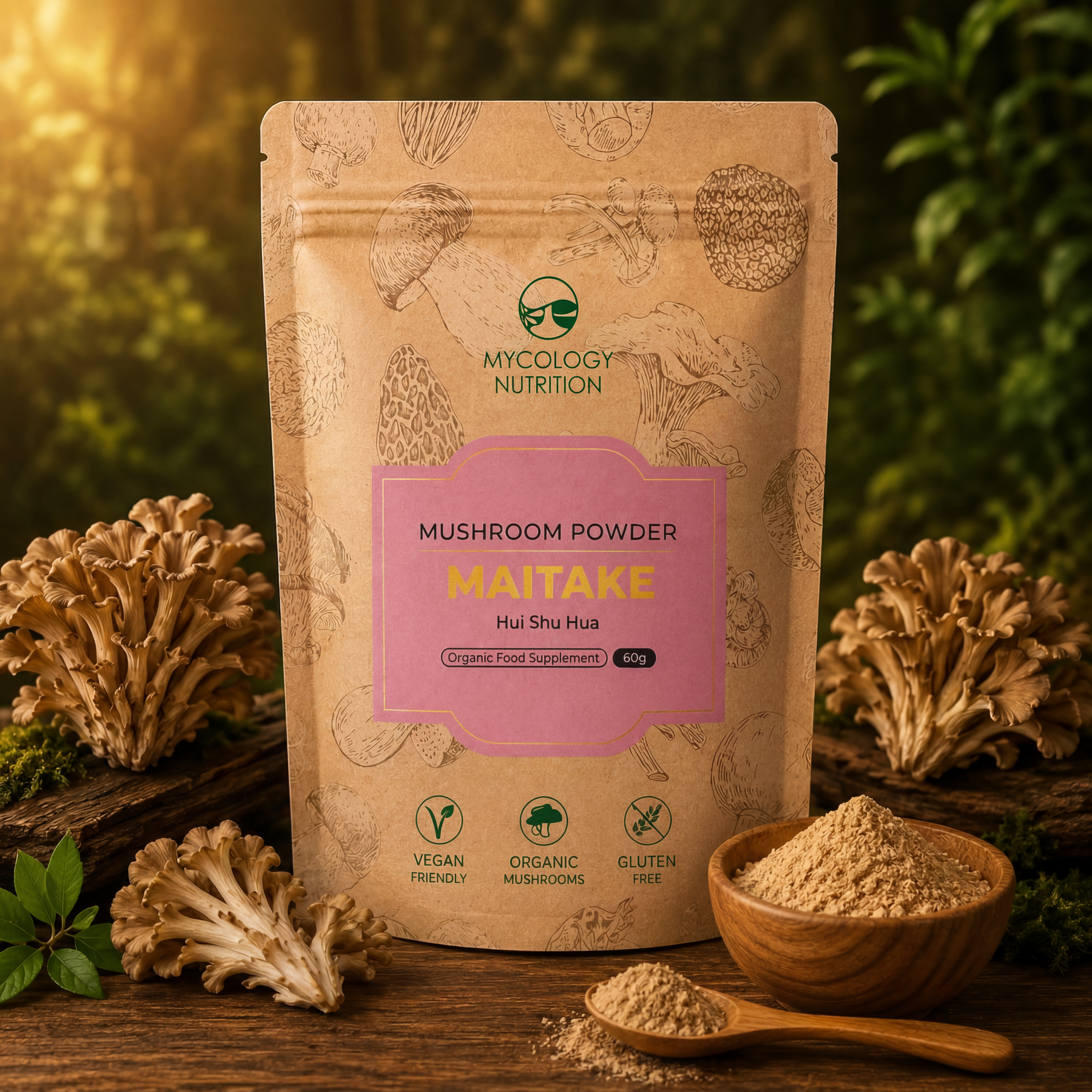Maitake Mushroom Powder · Immune Support · 60g