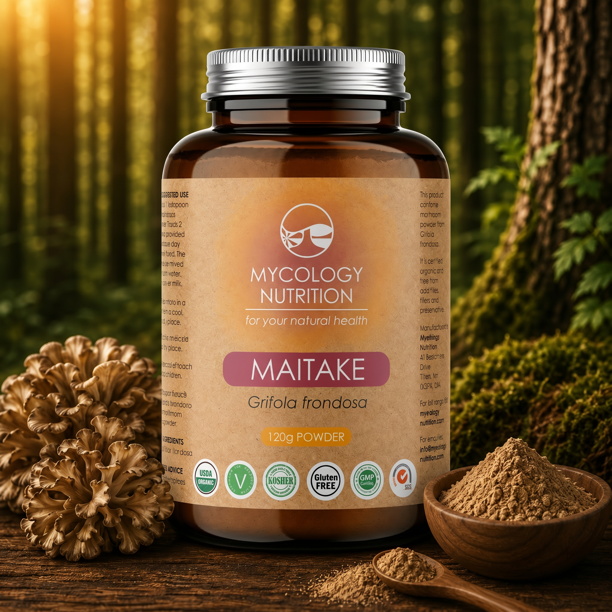 Maitake Mushroom Powder · Immune Support · 120g