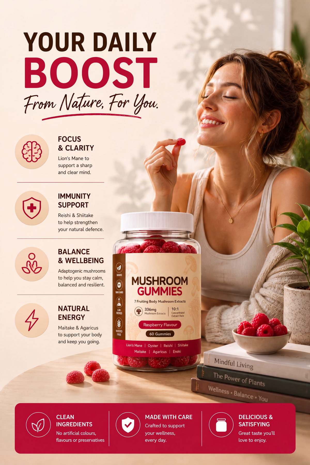 Mushroom Gummies · Lion&