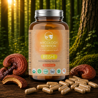 Reishi Mushroom Capsules · Sleep &amp; Calm · 90 Capsules