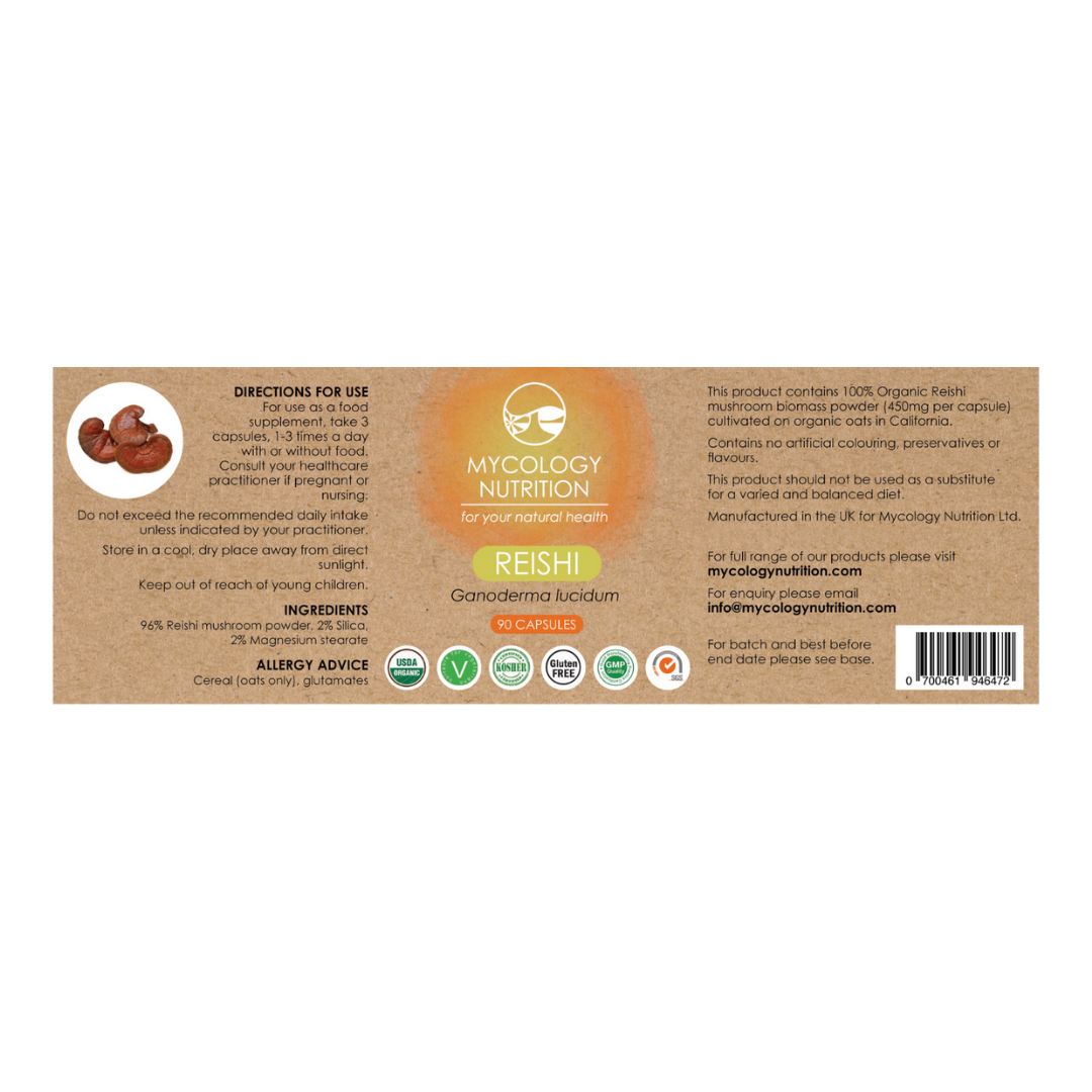 Reishi Mushroom Capsules - for your natural health