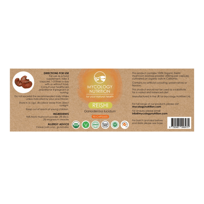 Reishi Mushroom Capsules - for your natural health