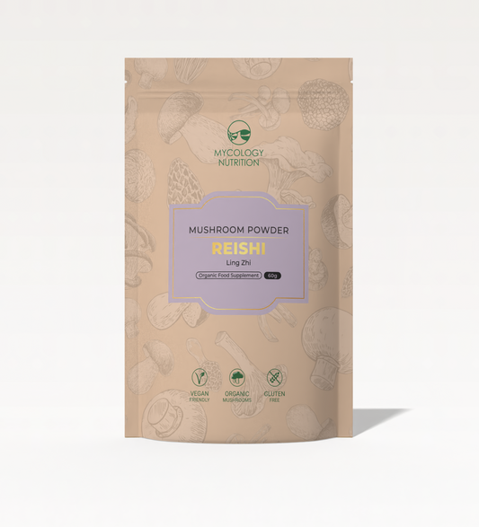 Reishi Mushroom Powder – Organic Whole-Food Ganoderma, 60g