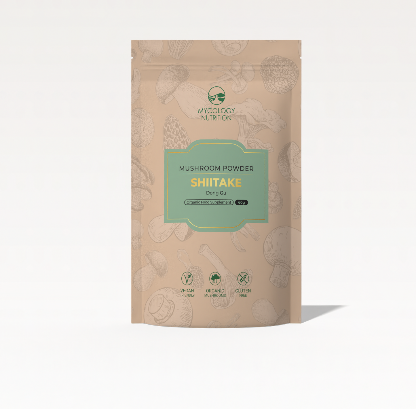 Shiitake Mushroom Powder – Whole-Food Extract, 60g