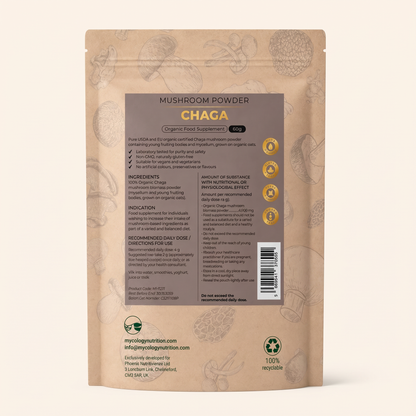 Chaga Mushroom Powder · Immune Support · 60g
