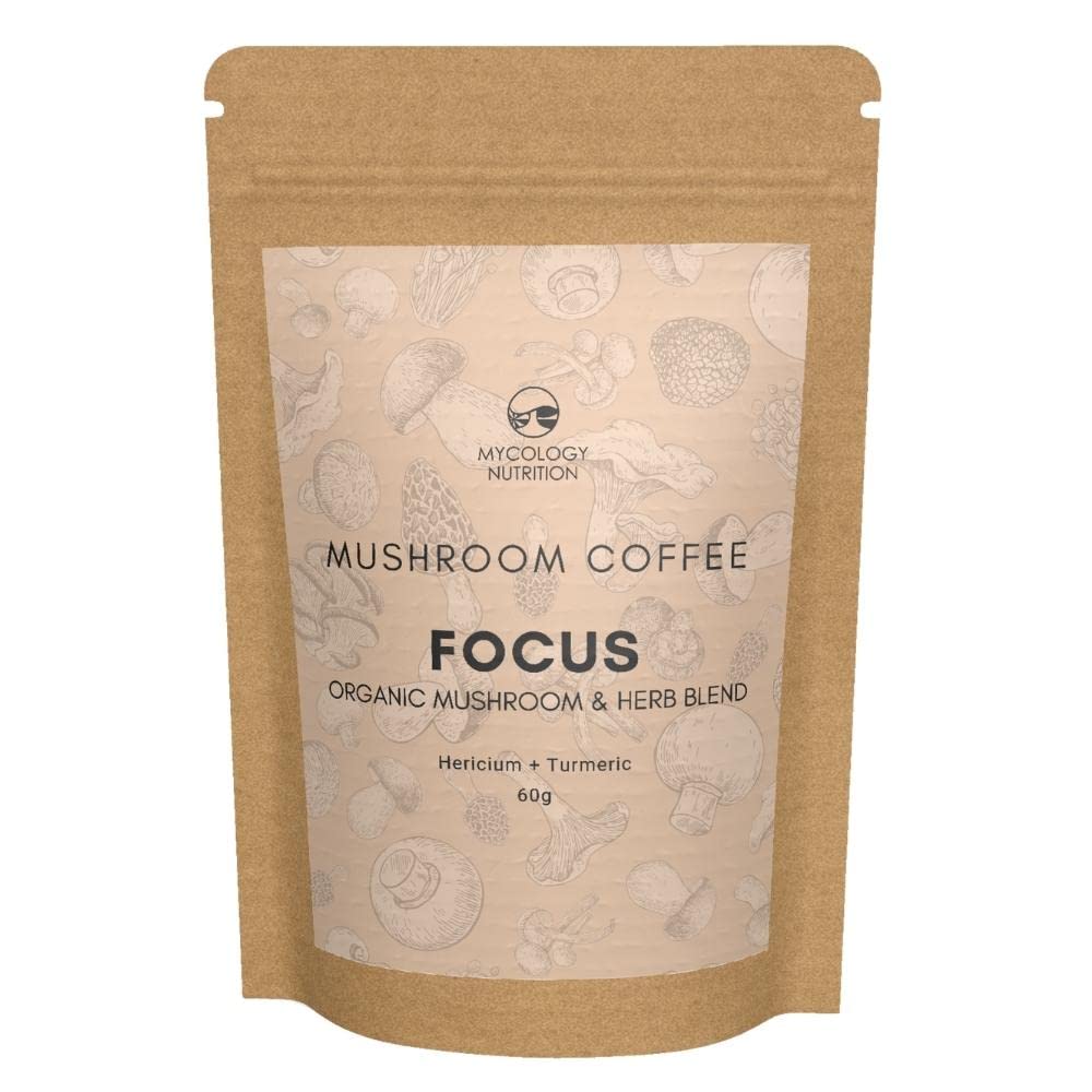 Focus Mushroom Coffee (Lion's Mane & Organic Tumeric) (15 servings)