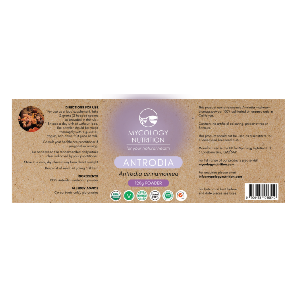 Antrodia Mushroom Powder - natural food supplement