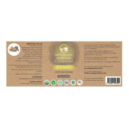 Shiitake Mushroom Powder | 100% Organic
